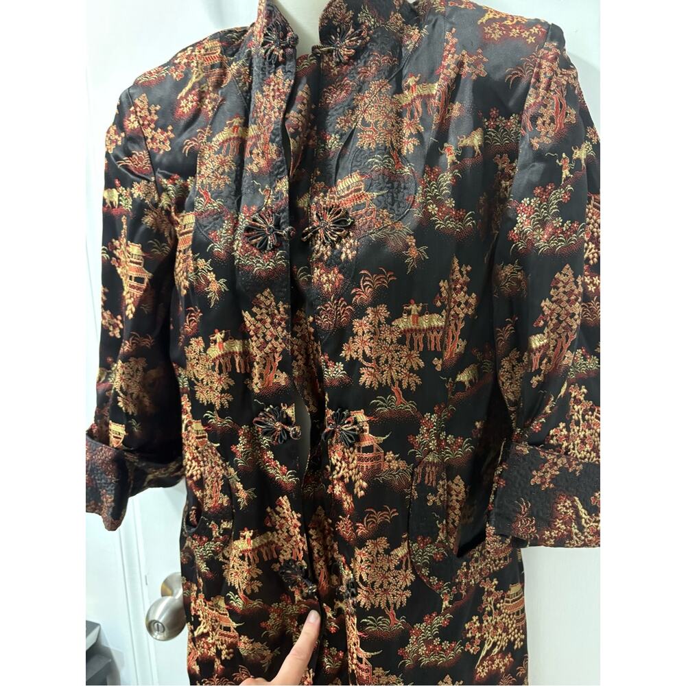 Vtg Shanghai duster jacket - Picture 9 of 10